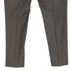 Daniel Cremieux Dress Pants Traveler Men's 46R Raw Hem Comfort Waistband Tan