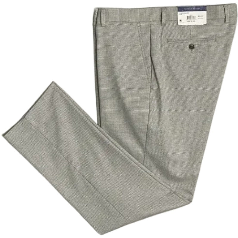 Tommy Hilfiger Men's 38x30 Tate Dress Pant Grey Houndstooth Stretch