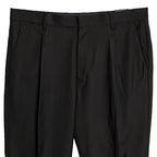 Perry Ellis Dress Pants Men's 36x29 Slim Fit Single Pleat Easy Care Black