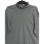 Daniel Cremieux Turtleneck Shirt Signature Solid Interlock Men's XL Grey