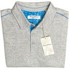 Tommy Bahama Polo Shirt Men's XL Island Zone Pima Cotton Gray Heather