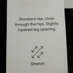 Calvin Klein Dress Pant Men's 36"x32" Slim Fit Stretch Waistband Solid Black