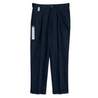 Haggar Premium No Iron Khaki Men's 32x32 Dress Pant Classic Fit Pleated Blue