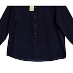 Peter Millar Cotton Cashmere Corduroy Sport Shirt Men's XL Navy Blue