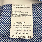 Hart Schaffner Marx Pant Men's 40x30 Dress Pant Platinum New York Fit Blue