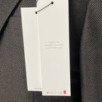 Calvin Klein Men's 42 Long Sport Coat Slim Fit Brown Herringbone Wool