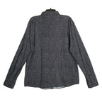 Boss Performance Shirt Men's XXL Slim Fit Long Slv Black/White Herringbone