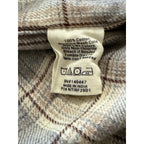 The Normal Brand Shirt Men's XL Hudson Double Brushed Flannel Cream Plaid