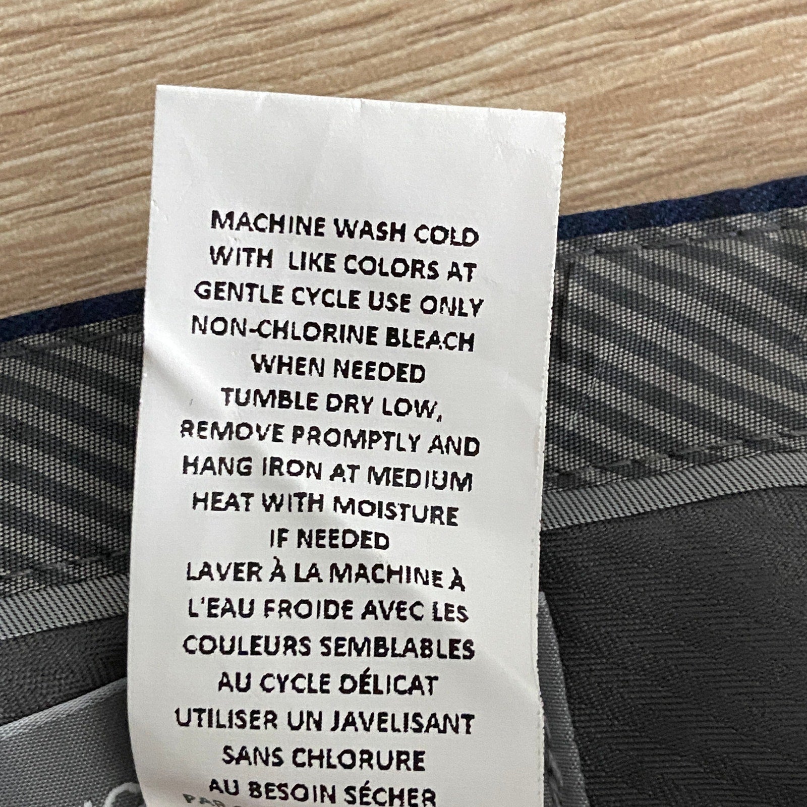 Michael Kors Passport Collection Men's 33x30 Dress Pants Classic Fit Navy