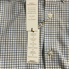 Roundtree & Yorke Performance Dress Shirt Men's 4XB LS Big & Tall White Check
