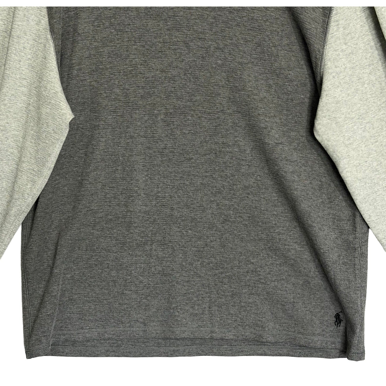 Polo Ralph Lauren Sleepwear Men's XL Crew Neck Long Sleeve Shirt Grey