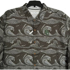 Tommy Bahama Men's 3XL Collegiate Shirt Baylor University Black Gray
