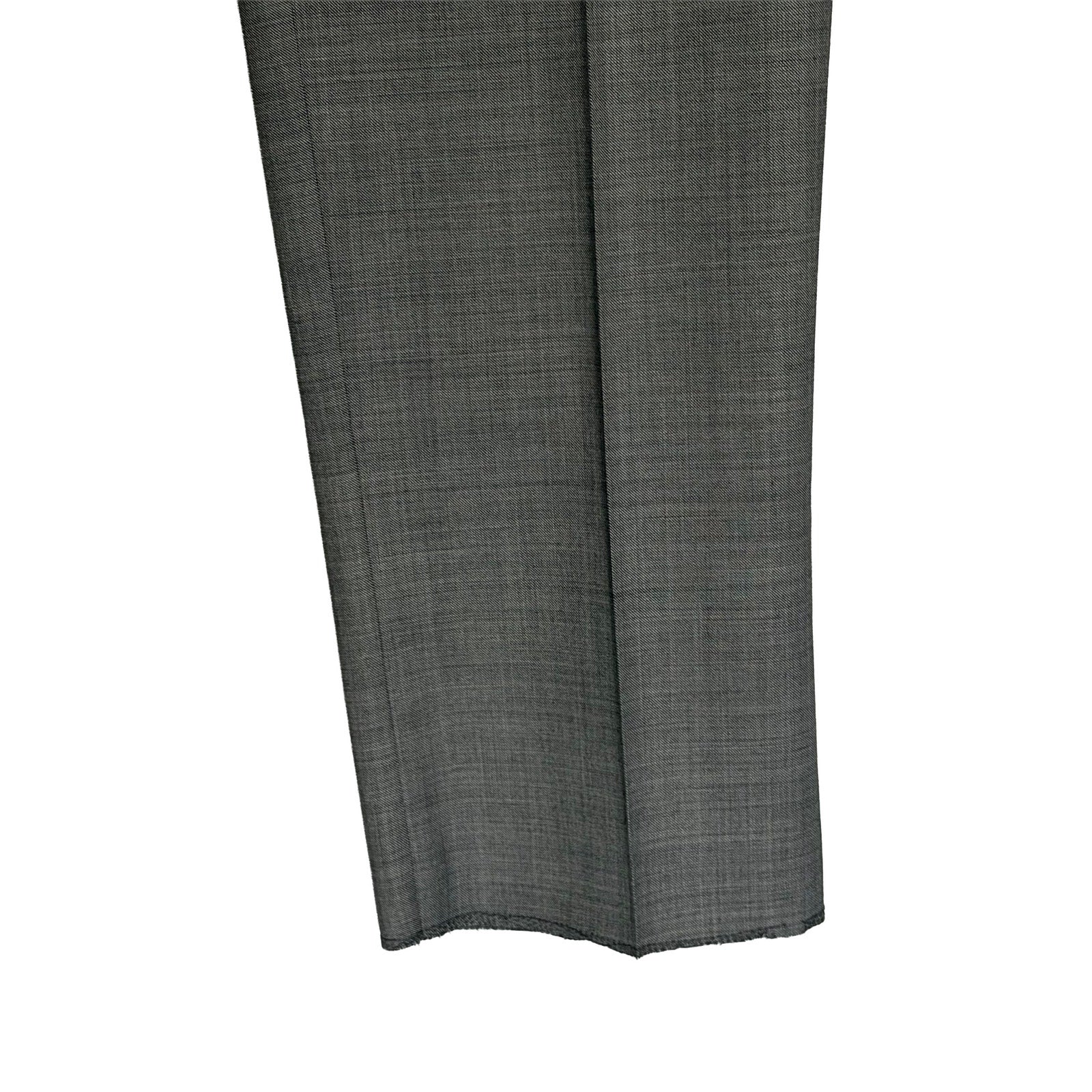 Daniel Cremieux Dress Pant Men's 46R Traveler Raw Hem Comfort Waist Gray