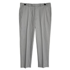 Nautica Men's Suit 2-Piece 36R 30W Bi-Stretch Cotton Gaff Solid Grey