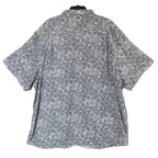Tommy Bahama Shirt Men's 3XLT Big & Tall "Veracruz Cay" Sand Dollar Black