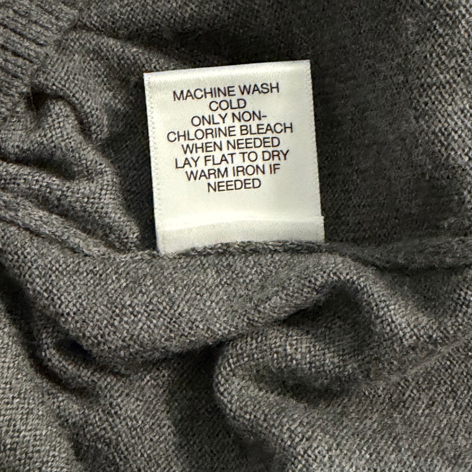 Daniel Cremieux Sweater Vest Men's Large Supima Cotton Cashmere Grey