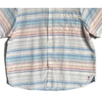 Tommy Bahama Shirt Men's XXL "Sand Linen Sicily Stripe" Linen Blend NEW w/Flaw
