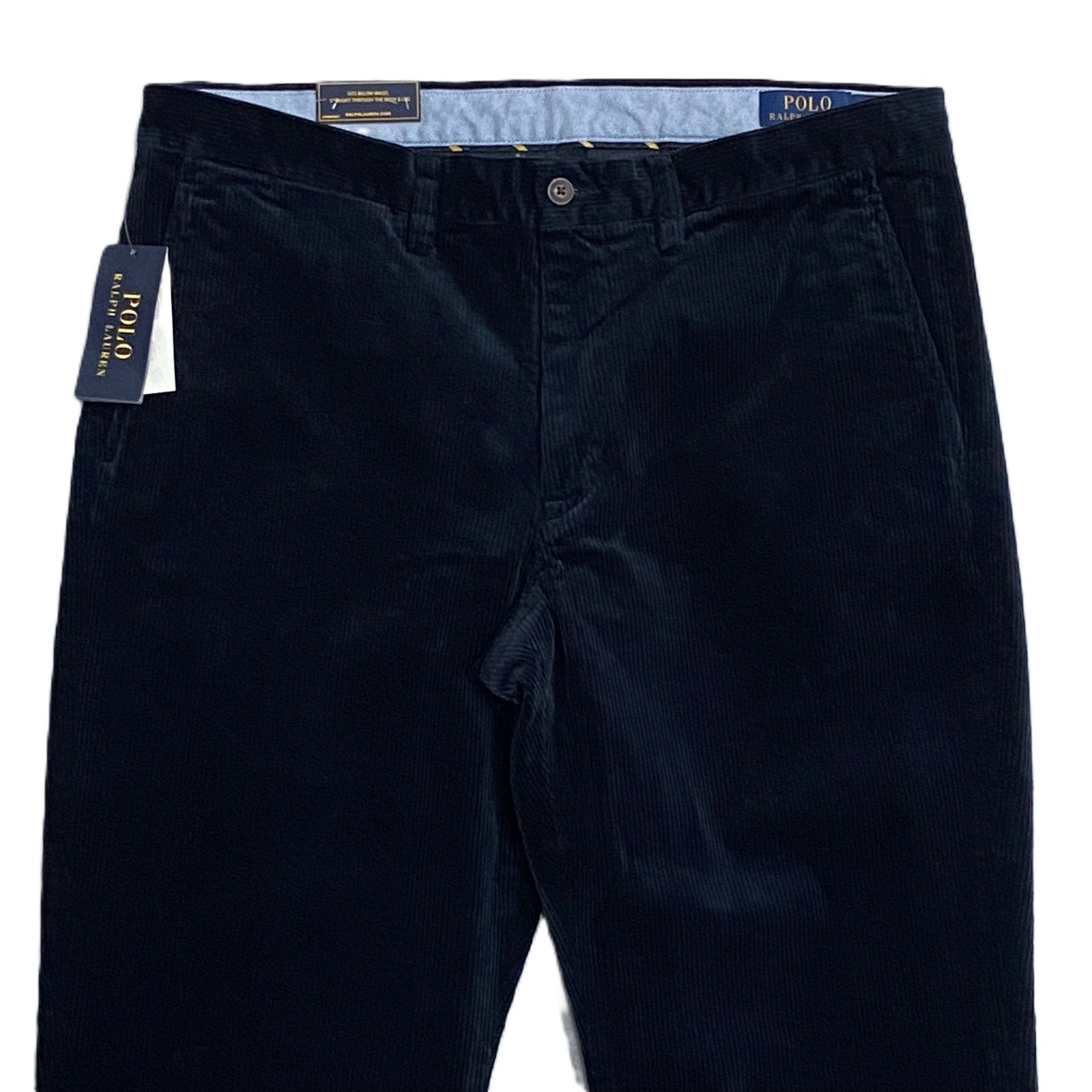 Polo Ralph Lauren Pants Stretch Straight Fit Corduroy Navy Men's 34"x32"