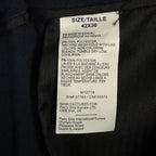 Perry Ellis Portfolio Pants Men's 42"x30" Dress Pants Modern Fit Dark Blue