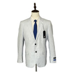 Nautica Sport Coat Men's 42 Regular Modern Fit Active Stretch Lt Blue