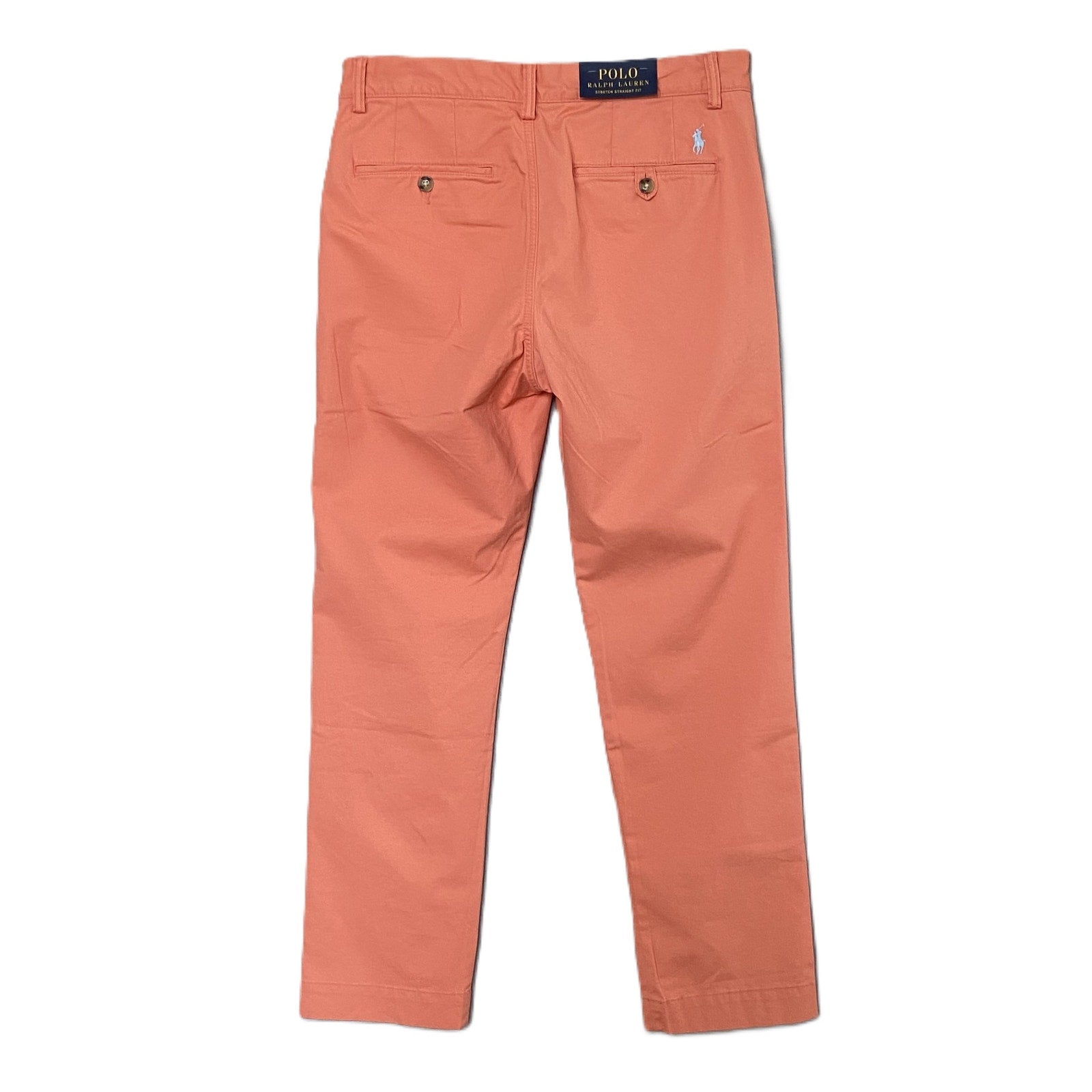 Polo Ralph Lauren Pants Men's 30"x30" Chino Stretch Straight Fit Orange