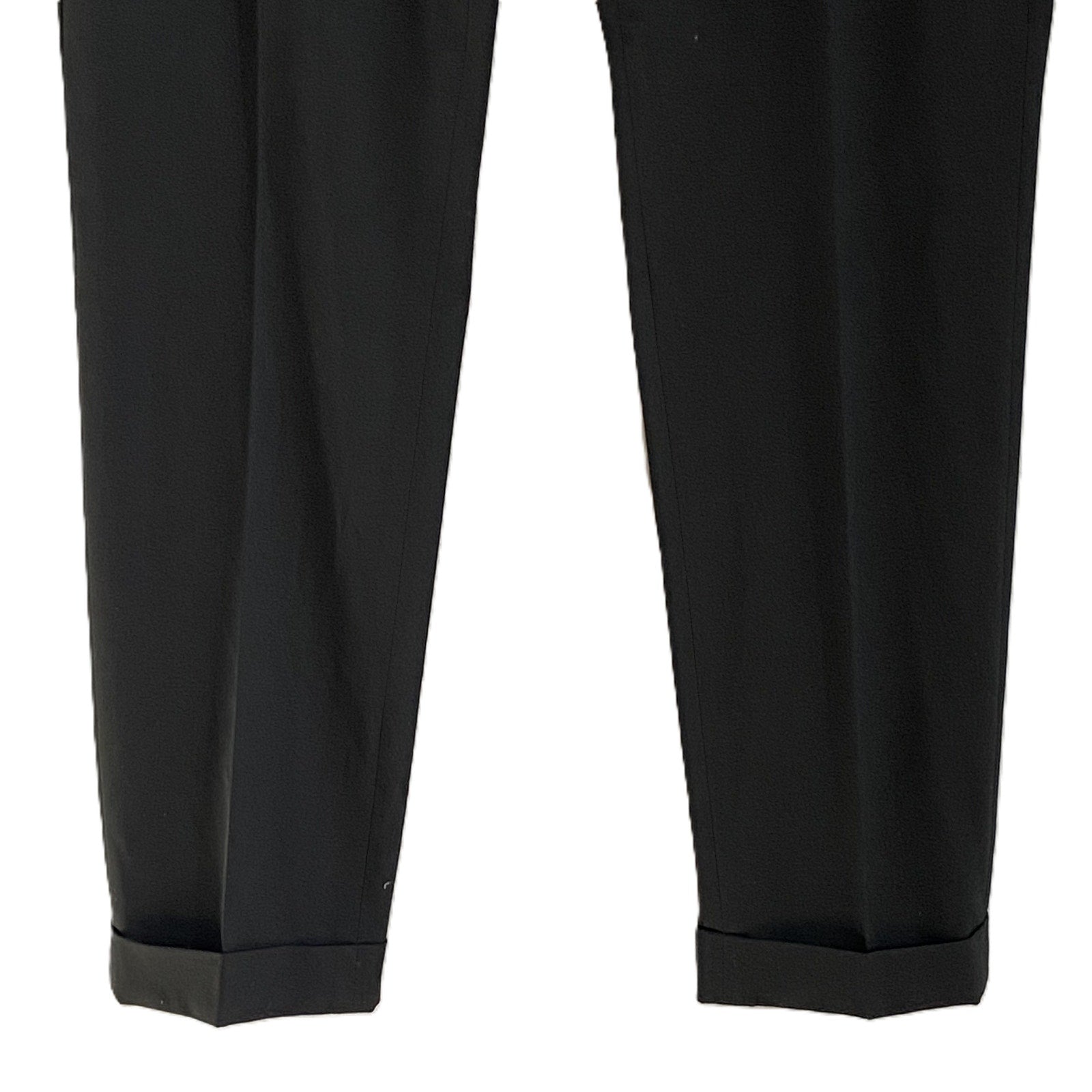 Polo Ralph Lauren Pants Men's 36x34 Dress Pants Flat Front Cuffed Black