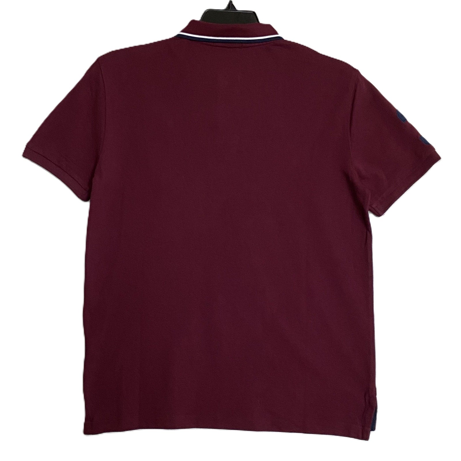 Polo Ralph Lauren Shirt Men's Medium Custom Slim Fit Big Pony Mesh Short Sleeve