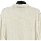 Roundtree & Yorke Men's Big & Tall XXL Long Sleeve Polo Shirt Cream