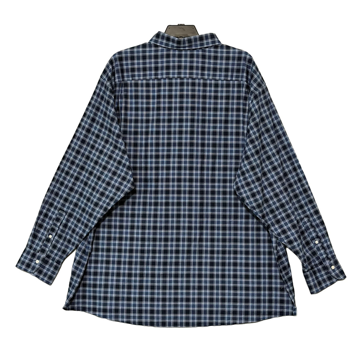 Daniel Cremieux Dress Shirt Men's 4XT Big & Tall Button-Down Stretch Plaid