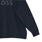 Boss Salbo Pullover Sweatshirt Men's 3XL Big & Tall Crew Neck Black