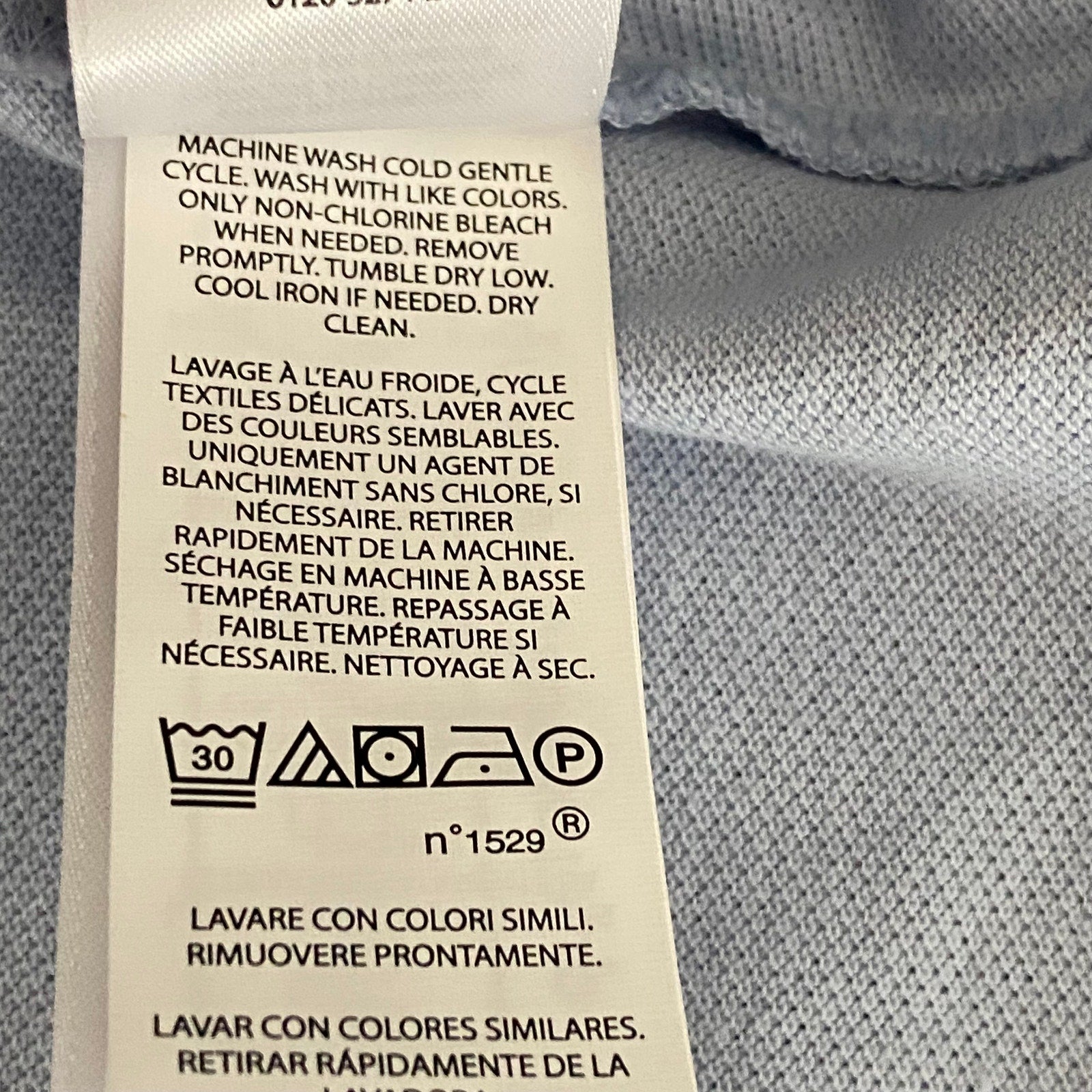 Polo Ralph Lauren Polo Shirt Classic Fit Short Sleeve Light Blue Men's XXL