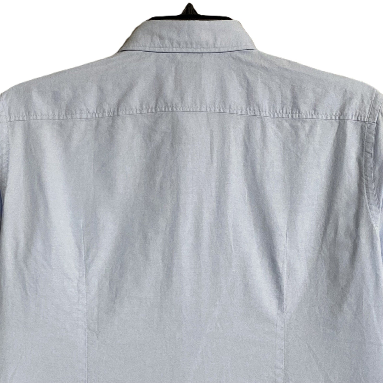 Boss Dress Shirt Men's Medium 15.5 32/33 Sharp Fit Long Sleeve Cotton Blue