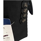 Tommy Hilfiger Men's 38R THFlex Sport Coat Black Corduroy Cotton Stretch