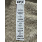 Rhone 1/4 Zip Pullover Men's Large Commuter Sweater Mock Neck Bone