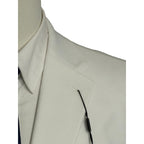 Bar III Suit Jacket Men's 46 Long Slim Fit Linen Cotton Blend White
