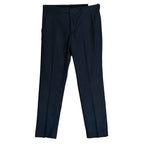 Perry Ellis Portfolio Pants Men's 30"x30" Slim Fit Flat Front Total Eclipse