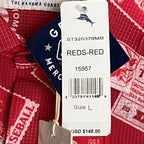 Tommy Bahama Baseball "The Bahama Coast" Men's Large Shirt Cincinnati Reds