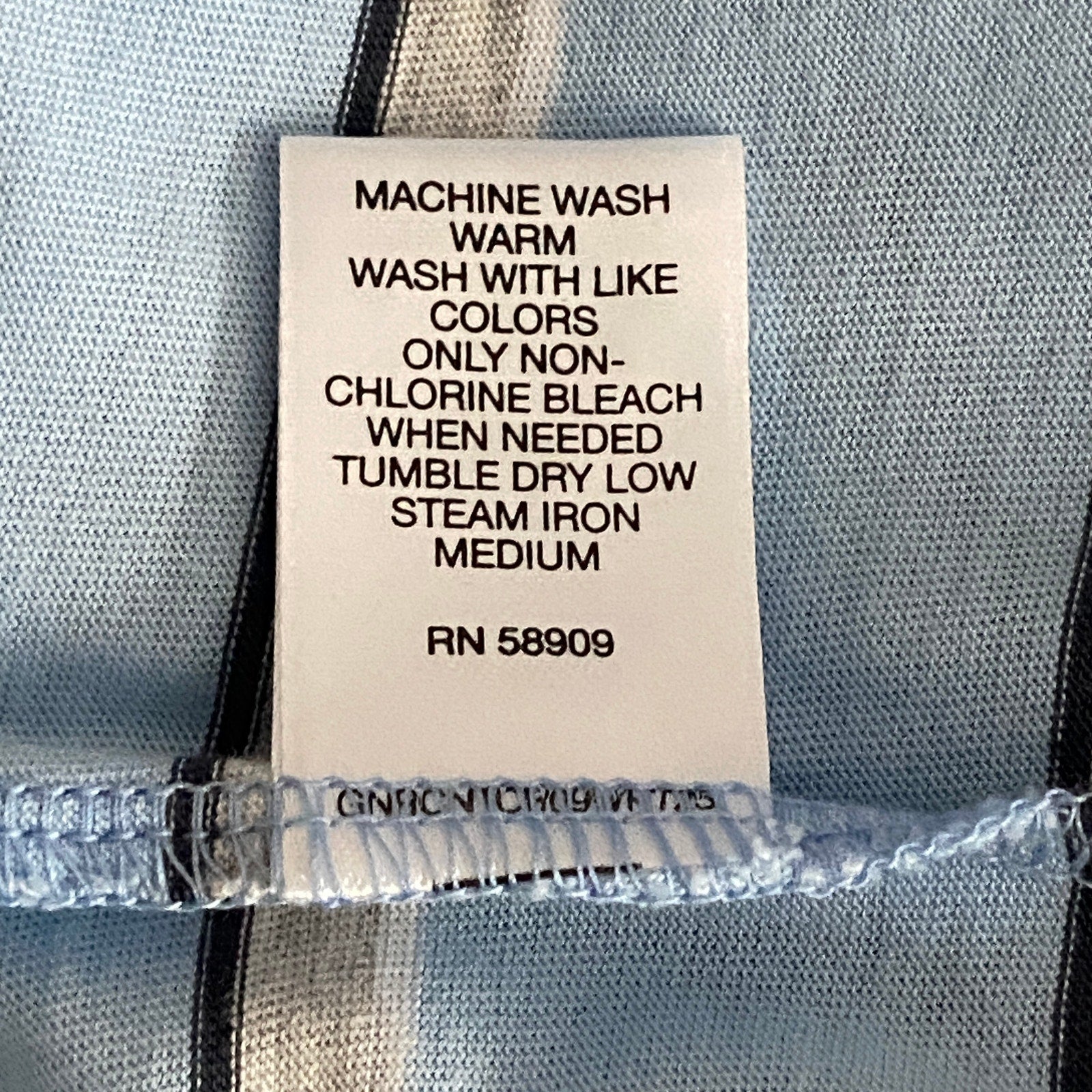 Daniel Cremieux Shirt 38 Men's Small Pima Cotton Polo Blue & Gray Stripe