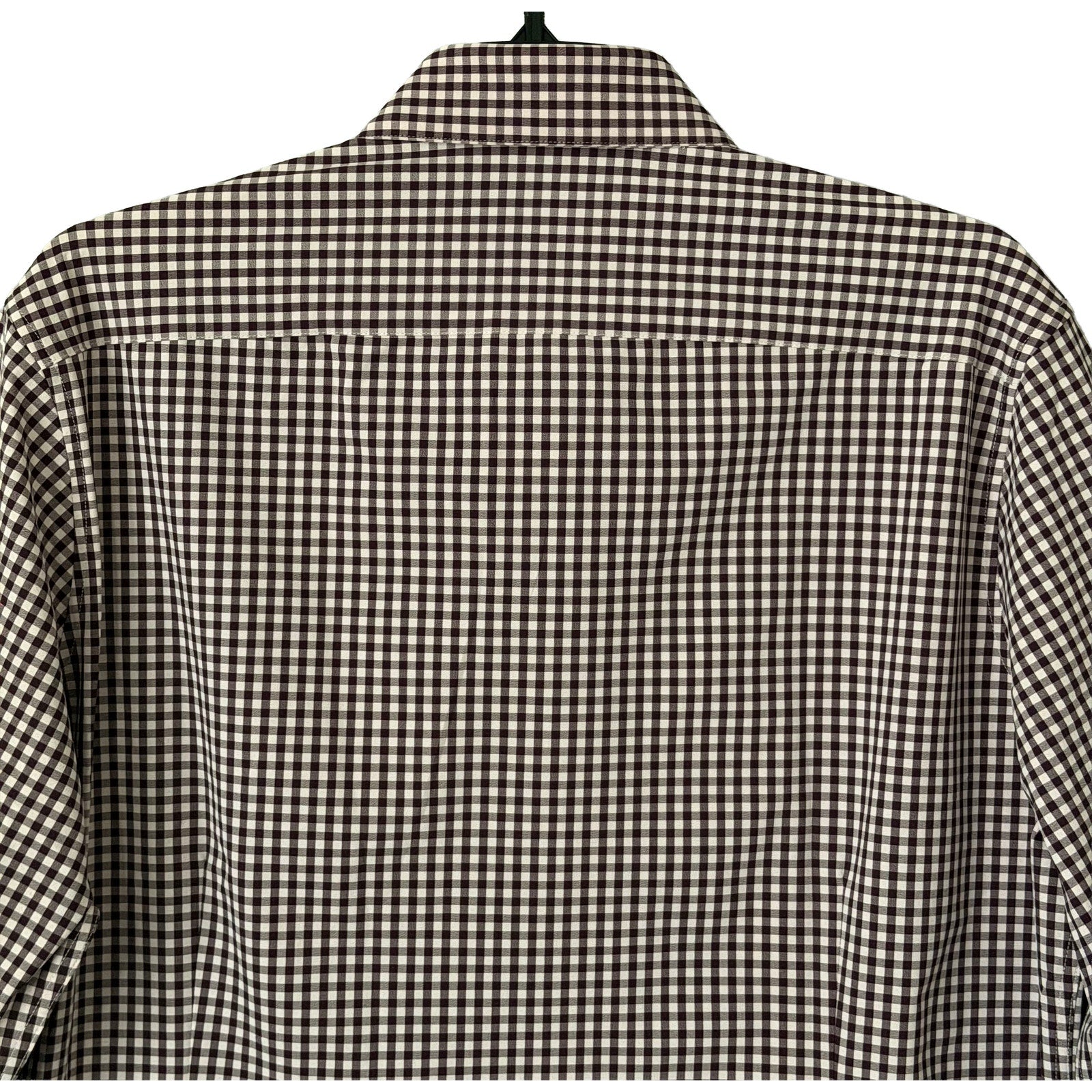 Mizzen+Main Shirt Men's XXL Leeward Trim Fit Long Slv Eggplant Crew Gingham