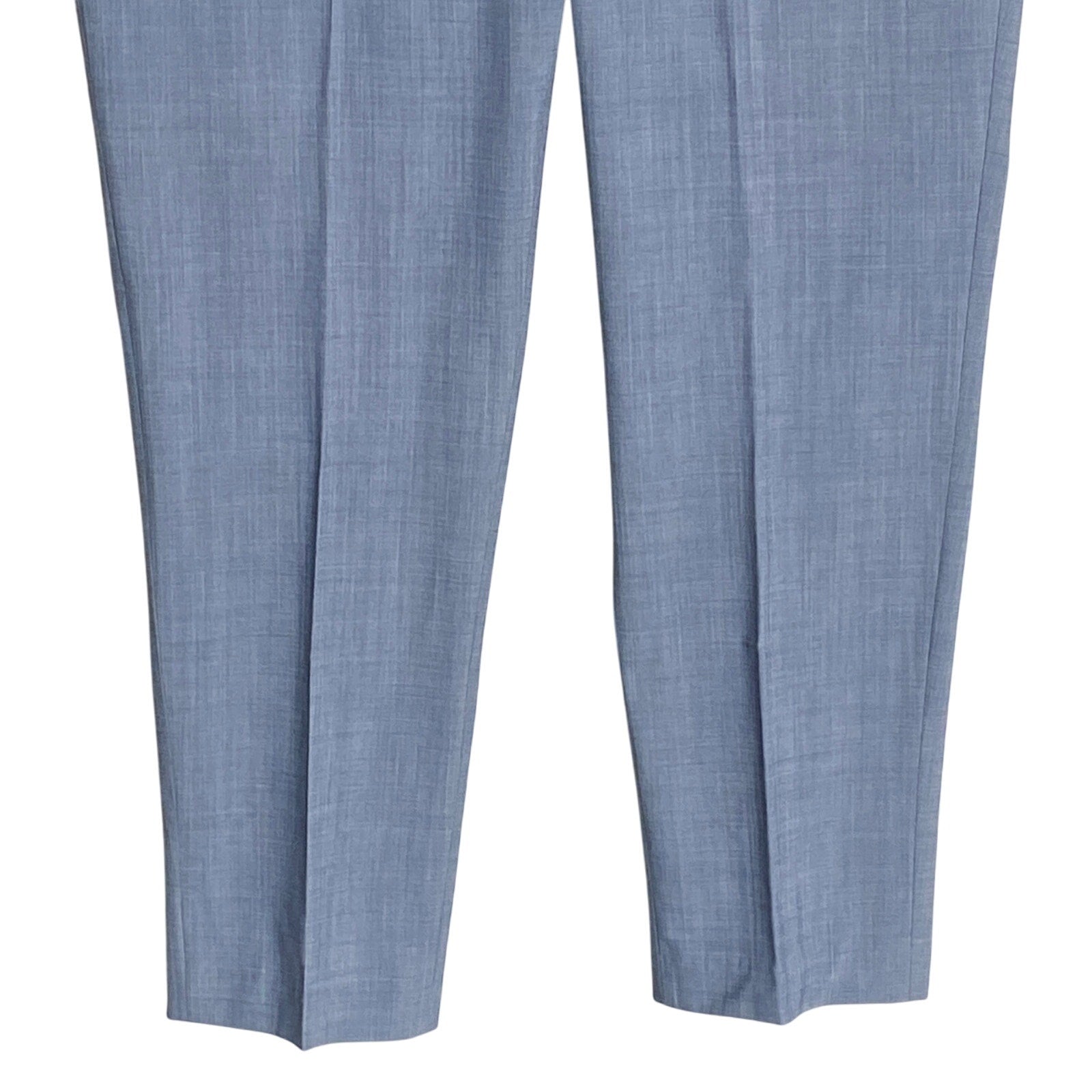 Lauren Ralph Lauren Men's 44x32 Classic Fit Flat Front Suit Pants Light Blue