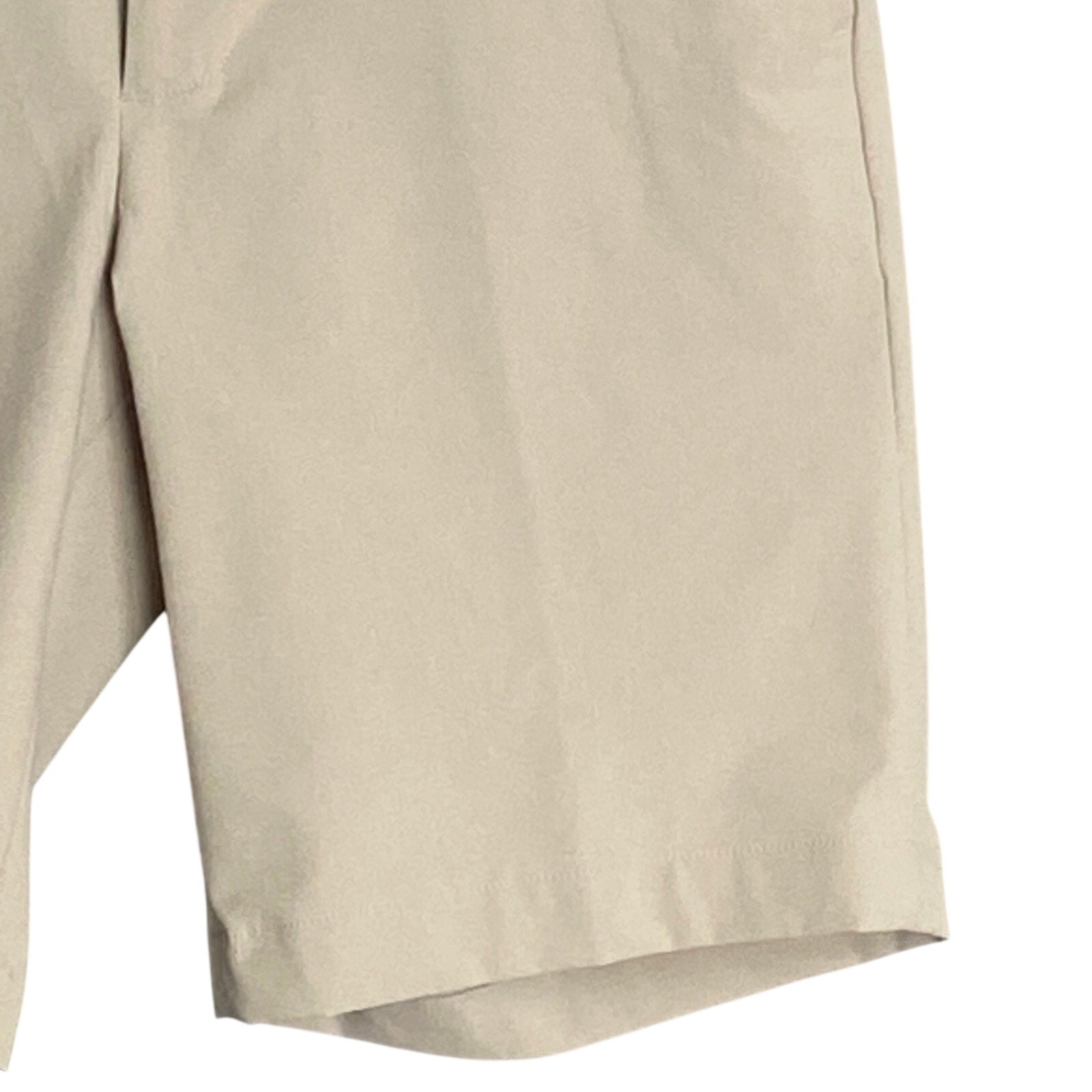Hart Schaffner Marx Shorts Men's 28W Flat Front 4-Way Stretch Light Beige