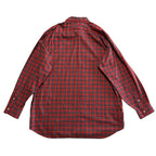 Polo Ralph Lauren Shirt Men's 3XLT Big & Tall Long Sleeve Red Navy Check
