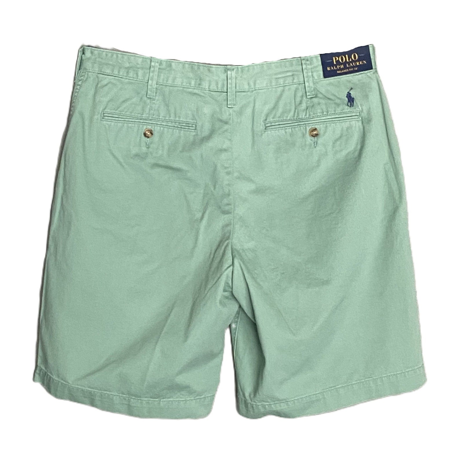 Polo Ralph Lauren Shorts Men's 34W Relaxed Fit Cotton Green