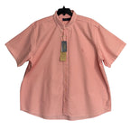 Polo Ralph Lauren Shirt Men's 3XB Big & Tall Short Sleeve Oxford Pink