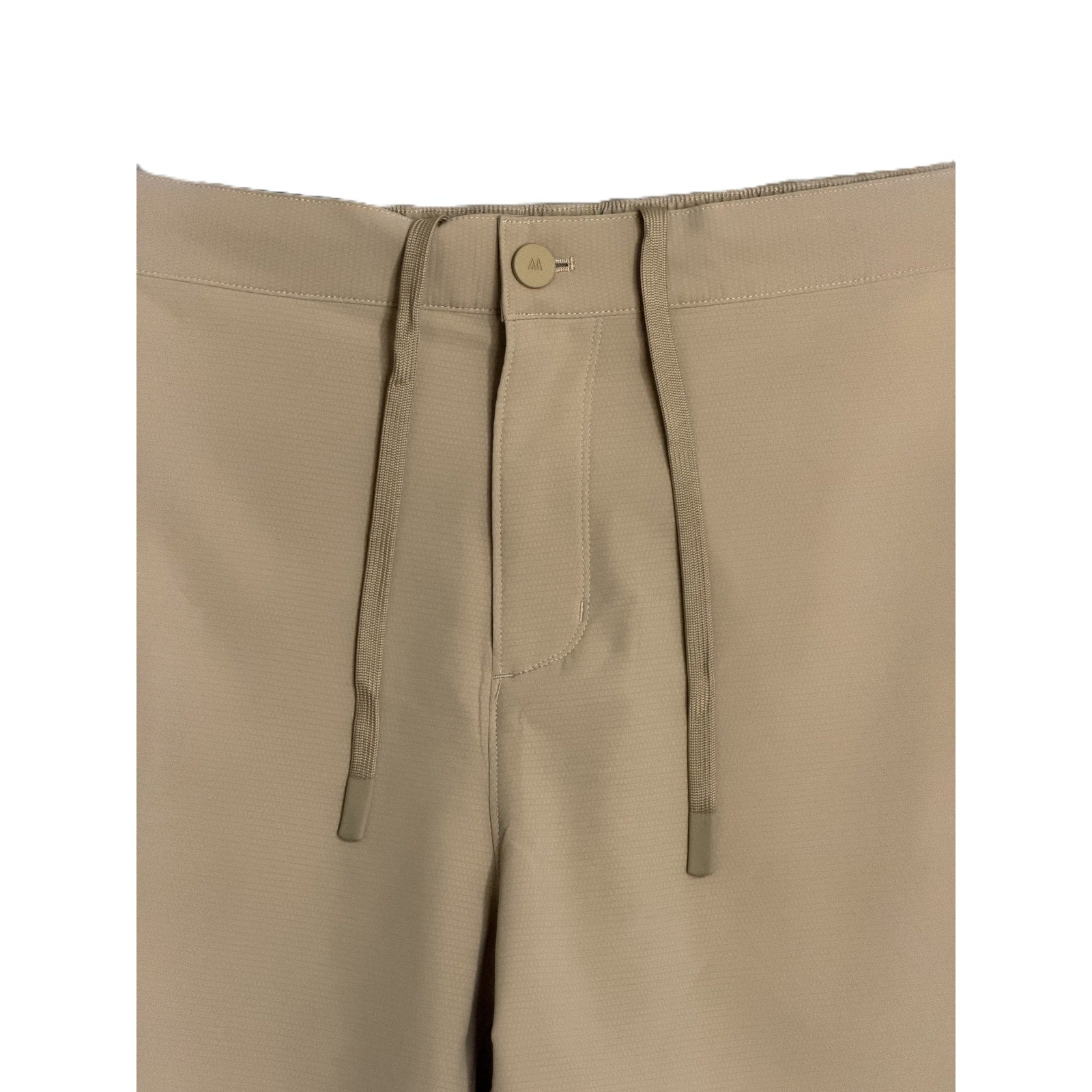 Mizzen+Main Shorts Men's XXL Deck Short Straight Fit Stretch Khaki Solid NEW