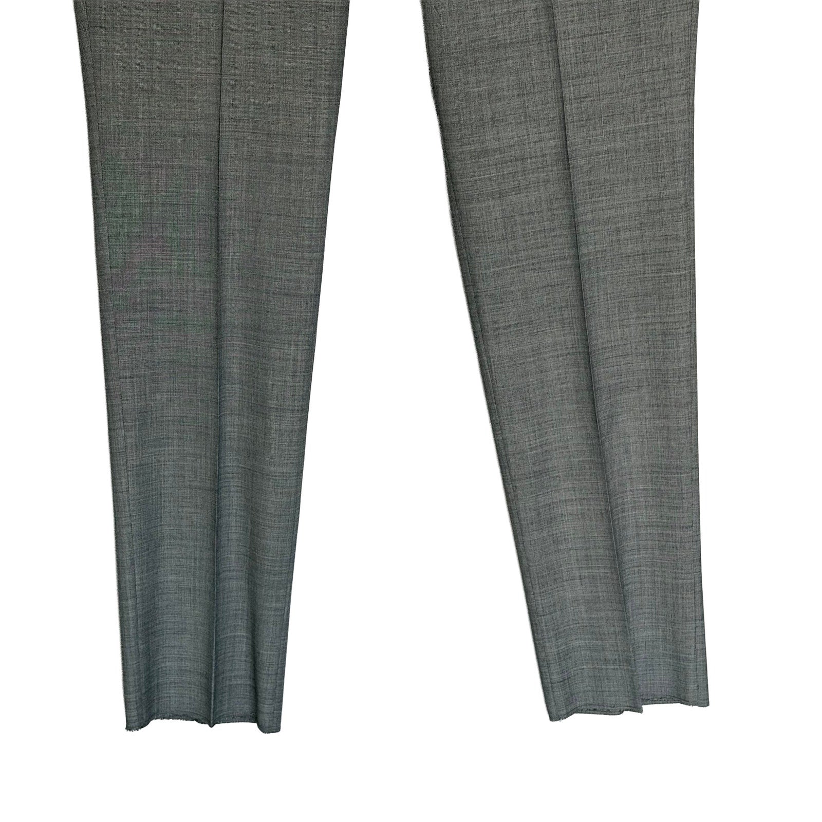 Daniel Cremieux Dress Pant Men's 46L Traveler Raw Hem Comfort Waist Gray