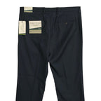 Perry Ellis Portfolio Pants Men's 34"x32" Dress Pants Slim Fit Dark Blue