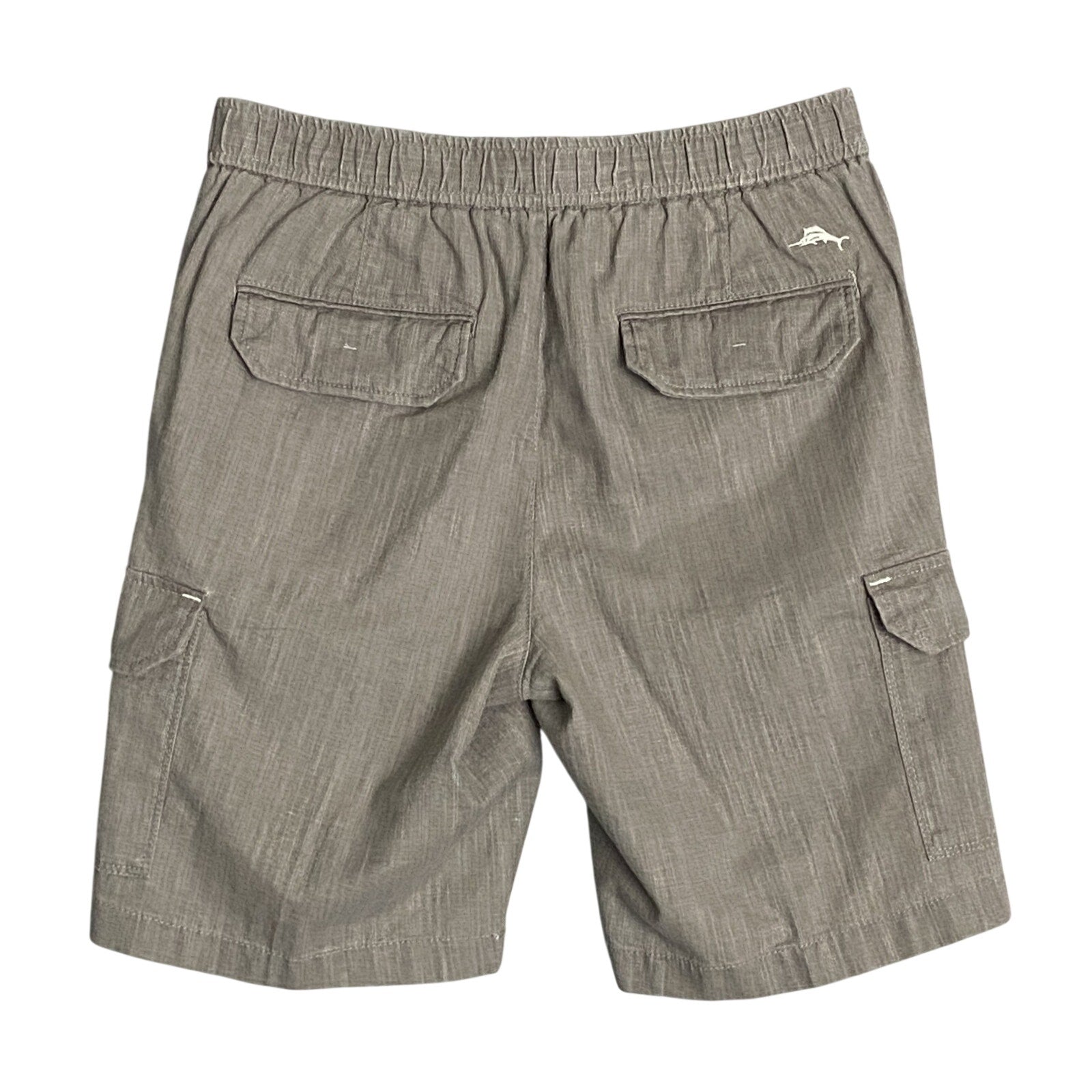 Tommy Bahama Shorts Men's Small x 9 "Linen the Dream" Cargo Linen Blend Grey