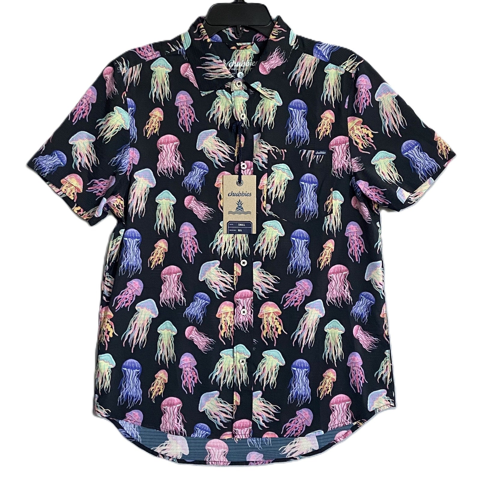 Chubbies Casual Shirt Men's Small "Don't be Jelly" Friday Short Sleeve Shirt