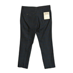 Kenneth Cole Dress Pants Men's 36"x29" Stretch Slim Fit Large Blue Plaid